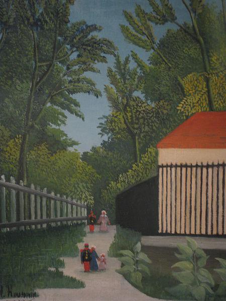 Henri Rousseau View of Montsouris Park By Henri Rousseau oil painting picture
